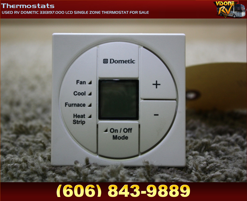 RV Interiors USED RV DOMETIC 3313197.000 LCD SINGLE ZONE THERMOSTAT FOR