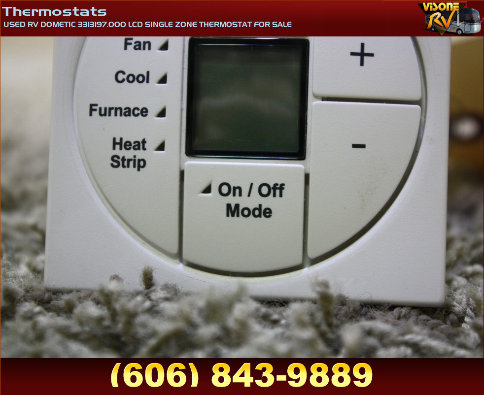 RV Interiors USED RV DOMETIC 3313197.000 LCD SINGLE ZONE THERMOSTAT FOR