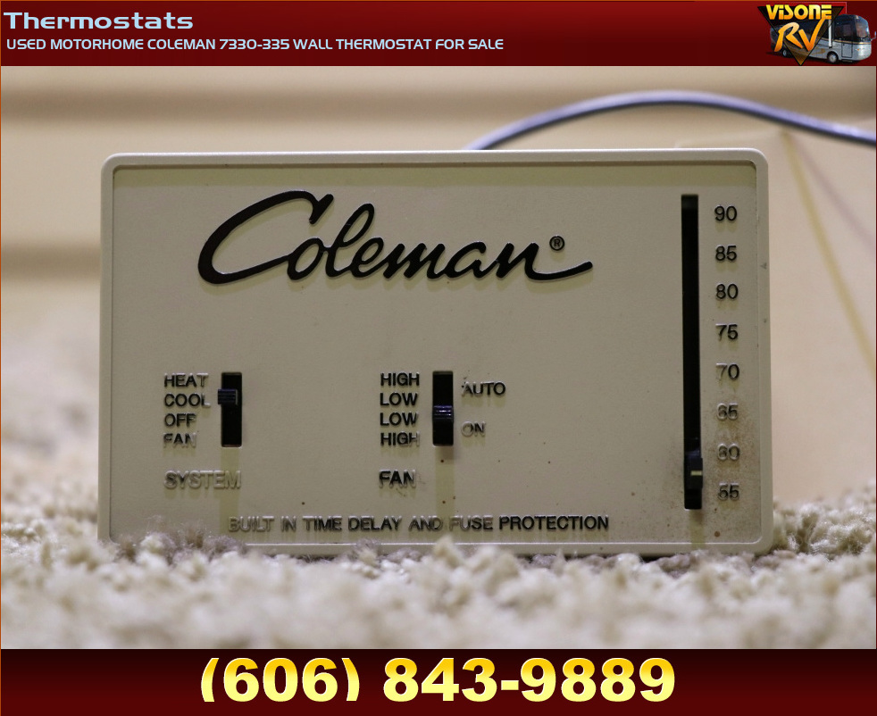 RV Interiors USED MOTORHOME COLEMAN 7330-335 WALL THERMOSTAT FOR SALE ...
