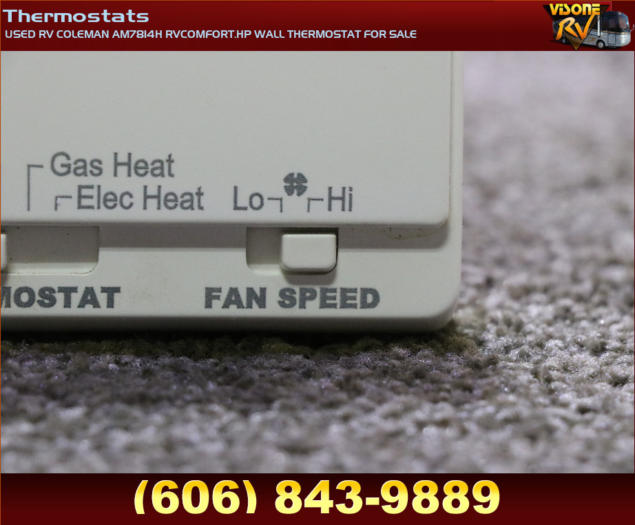 RV Interiors USED RV COLEMAN AM7814H WALL THERMOSTAT FOR