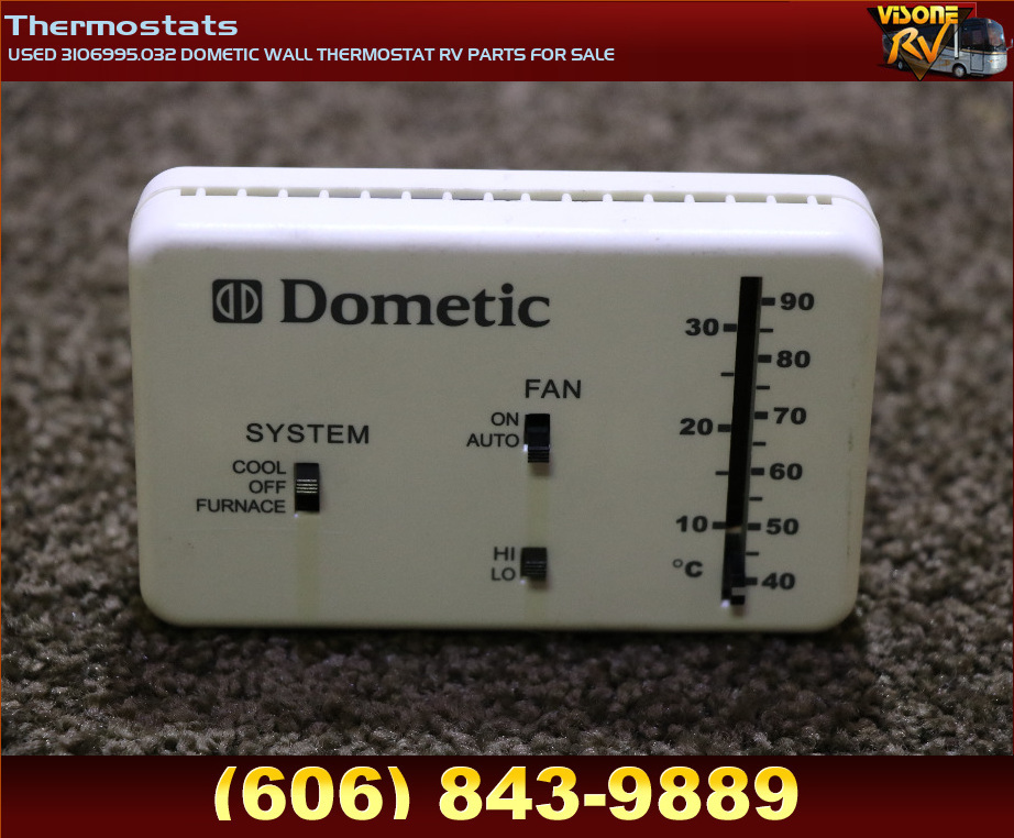 RV Interiors USED 3106995.032 DOMETIC WALL THERMOSTAT RV PARTS FOR SALE