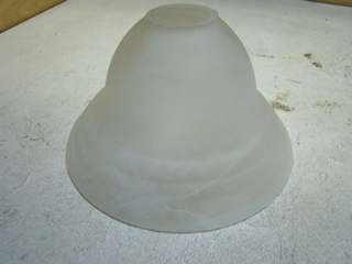 USED RV OR HOME FROSTED GLASS SHADE 