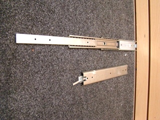 NEW RV OR HOME DRAWER TRACKS SIZE: 12 1/8