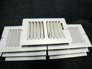 USED RV/MOTORHOME WHITE FLOOR VENTS (SET OF 7) FOR SALE