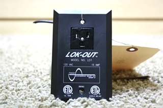 USED MOTORHOME LOK-OUT MODEL L01 WALL OUTLET FOR SALE