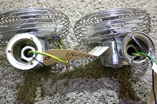 USED SET OF 2 RV TWO SPEED DASH FANS CF-712 FOR SALE