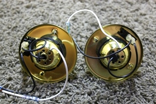 USED SET OF 2 INTERIOR SWIVEL READING LIGHT FIXTURES RV PARTS FOR SALE