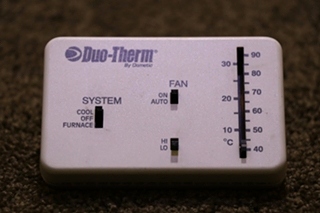 USED RV DUO-THERM BY DOMETIC 3107612.024 WALL THERMOSTAT FOR SALE