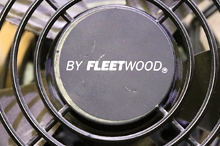 USED SET OF 2 BY FLEETWOOD BLACK 756698 DASH FANS MOTORHOME PARTS FOR SALE